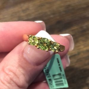 Peridot ring.